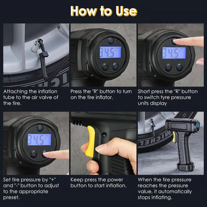 Portable Cordless Tyre Inflator