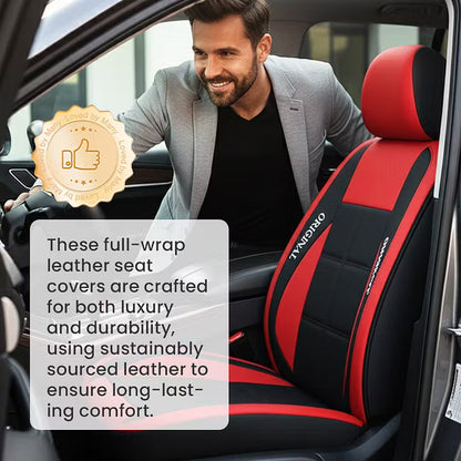 All-Season Full-Coverage Leather Car Seat Cover