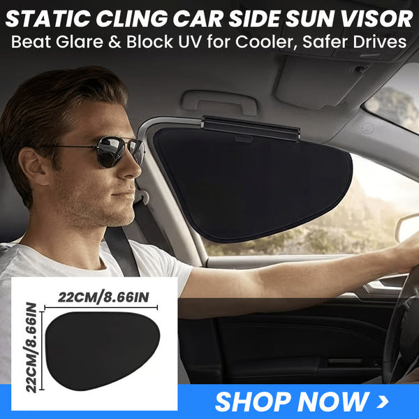 Static Cling Car Side Window Sun Visor