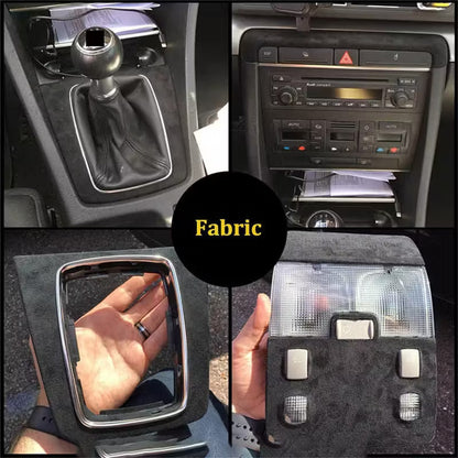 🚗 50% OFF Today Only 🔥 High-quality Italian suede | Microfiber Suede Fabric self Adhesive car Wrapping